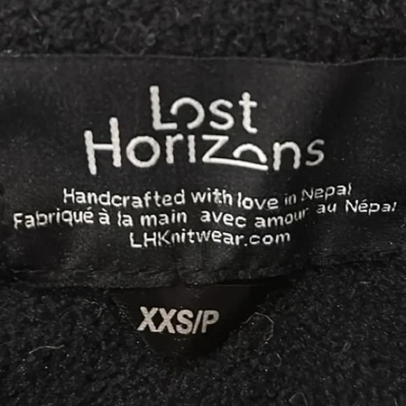 Lost Horizons Wool Handknit Chunky Knit Cardigan Sweater NWT Size XXS Cowichan - Picture 7 of 12